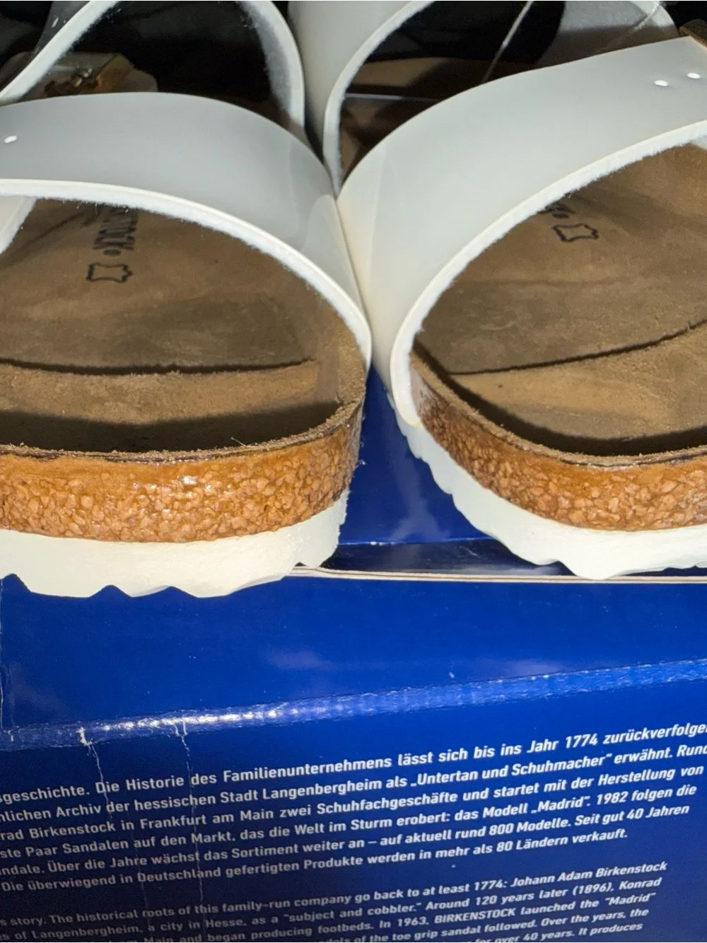 New Birkenstock Arizona Men’s Patent Birko-Flor Finish with Cork Size 13